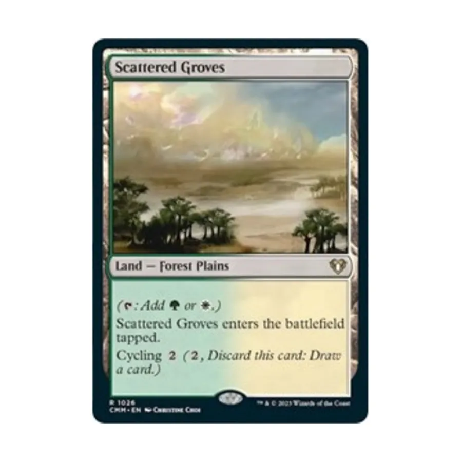 CCG Разбросанные рощи (U), MTG - Commander Masters
CCG Разбросанные рощи (U), MTG - Commander Masters