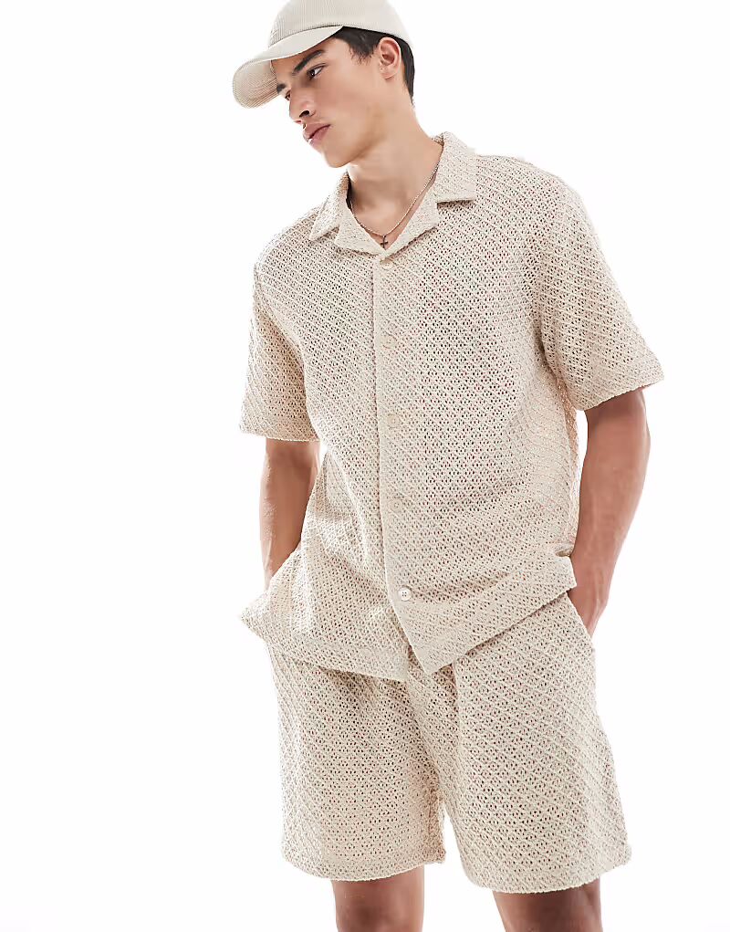 Трикотажные шорты Goldsboro Resort бежевого цвета
Трикотажные шорты Goldsboro Resort бежевого цвета