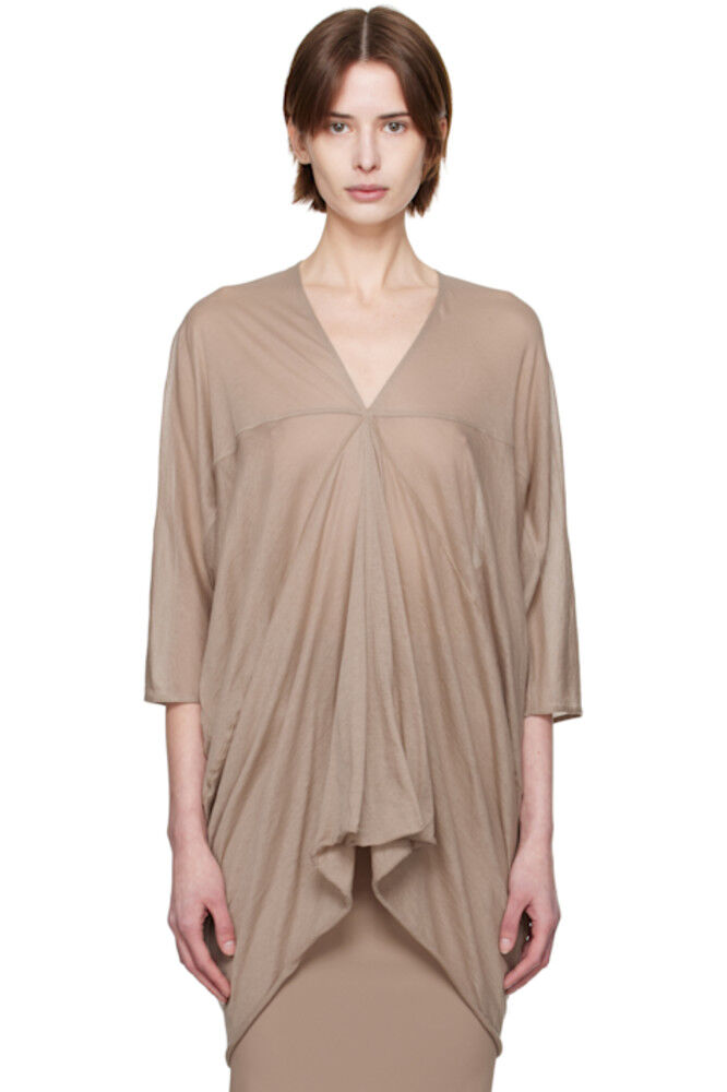 Блуза Hollywood Kite серо-коричневого цвета Rick Owens
Блуза Hollywood Kite серо-коричневого цвета Rick Owens