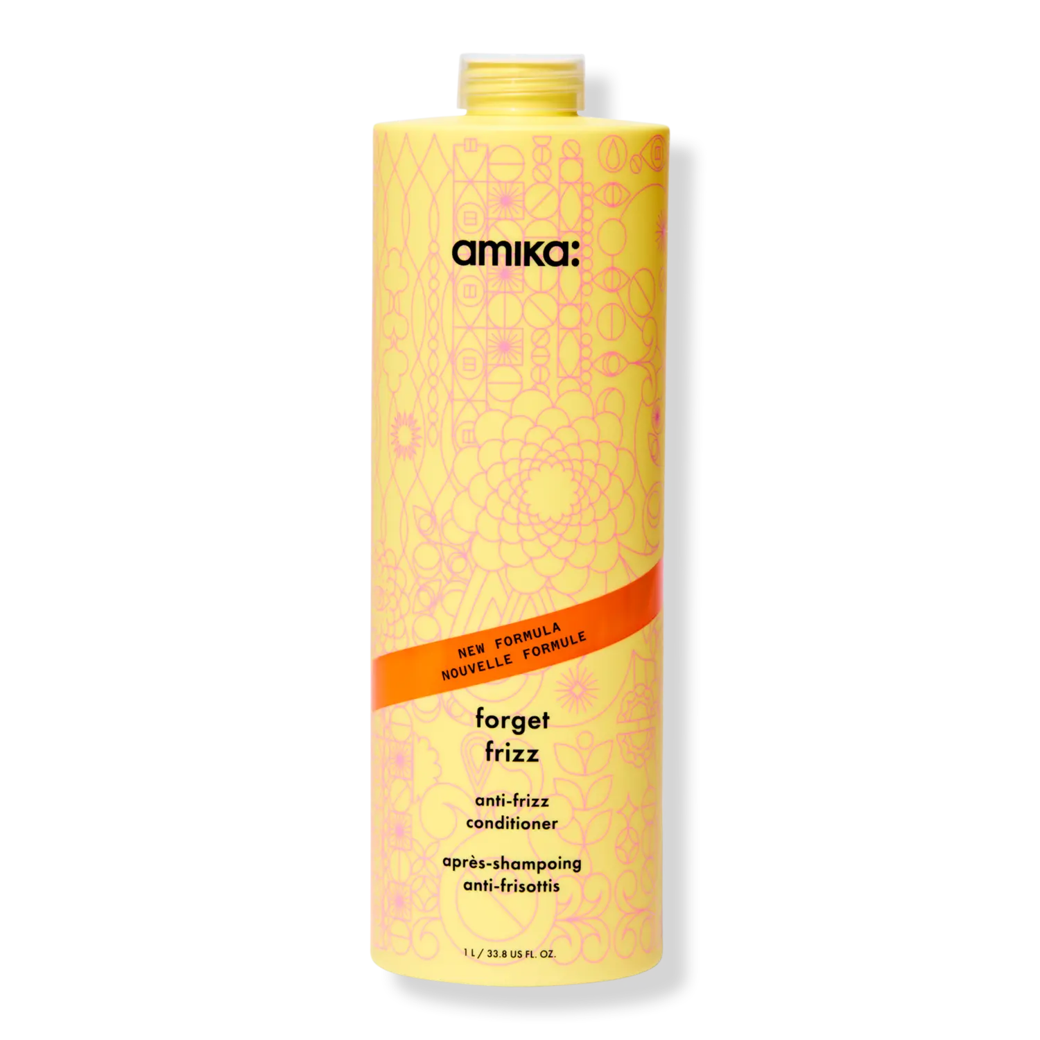 Кондиционер против пушистости Forget Frizz Anti-Frizz Conditioner amika, 33.8 oz
Кондиционер против пушистости Forget Frizz Anti-Frizz Conditioner amika, 33.8 oz