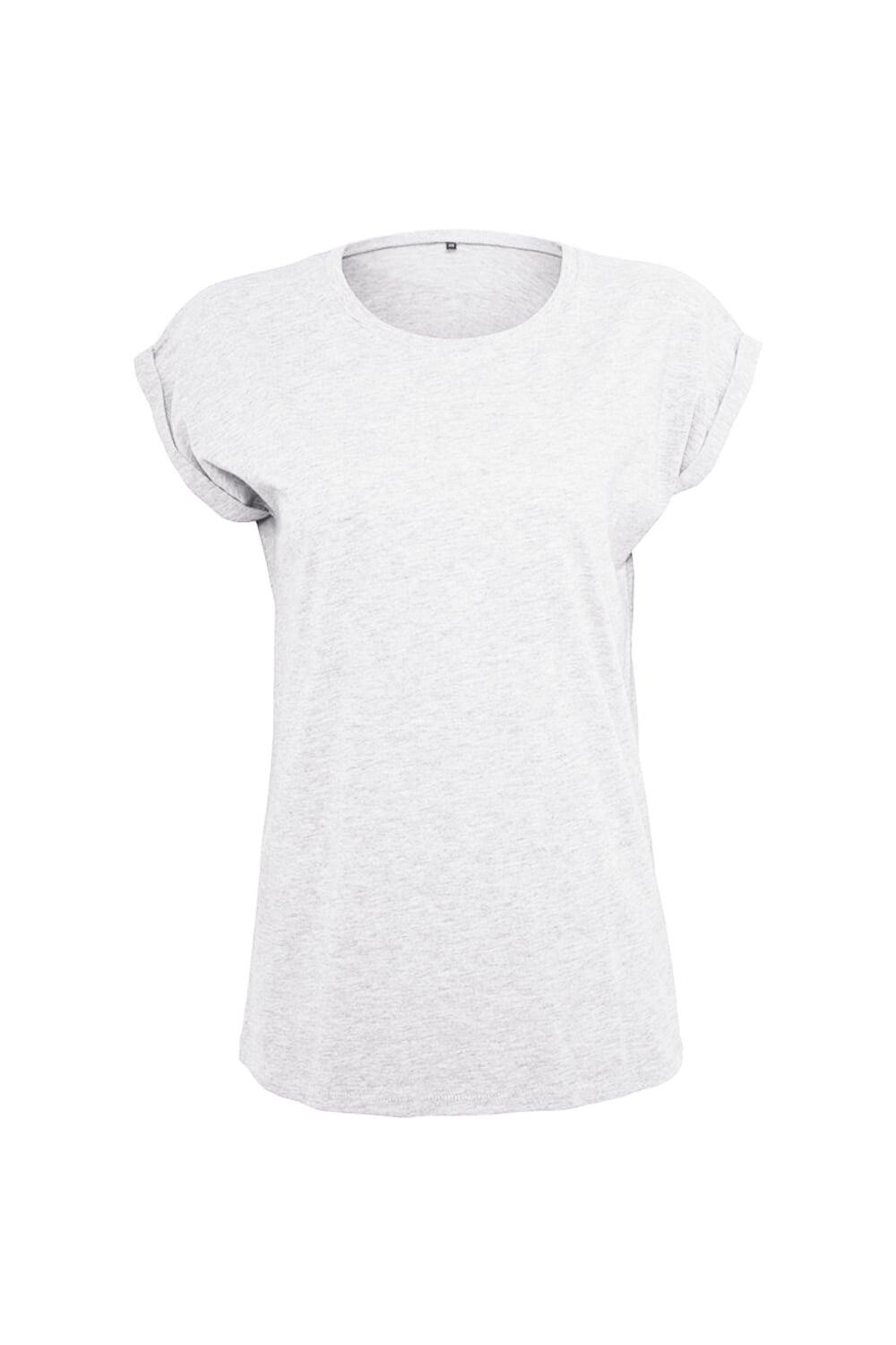 Футболка с удлиненными плечами Build Your Brand, белый 
Футболка с удлиненными плечами Build Your Brand, белый