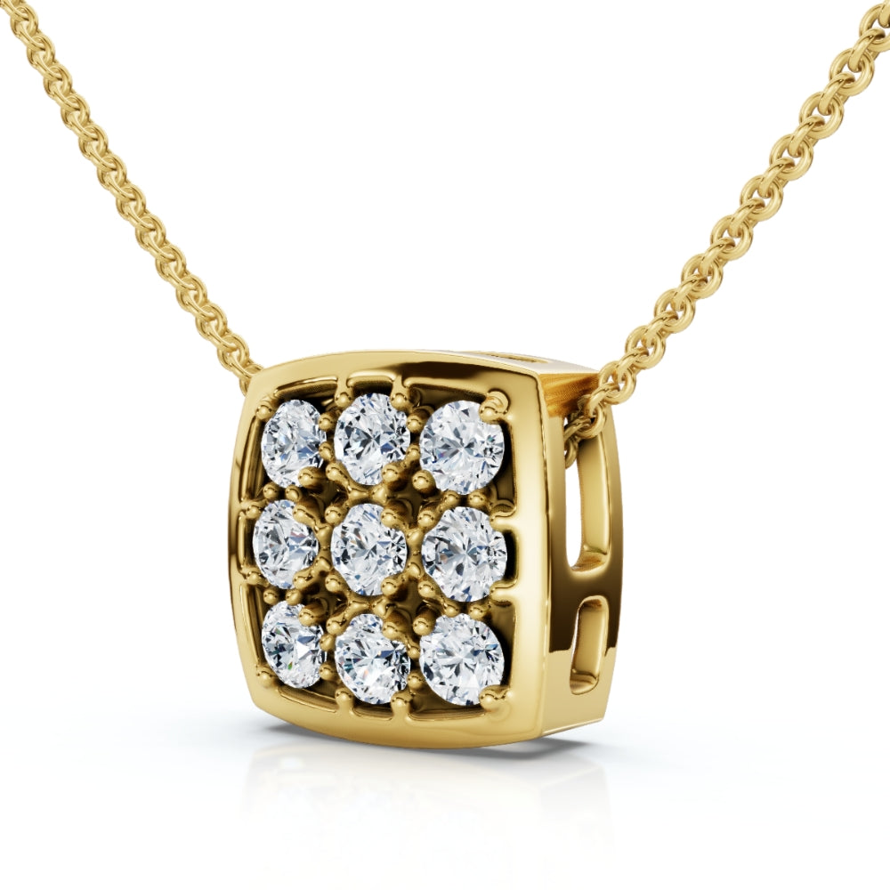 Женское ожерелье VS с изящной подвеской из 14-каратного золота с бриллиантами паве 1/5 карата, 18 дюймов, выращено в лаборатории Pompeii2, желтый
Женское ожерелье VS с изящной подвеской из 14-каратного золота с бриллиантами паве 1/5 карата, 18 дюймов, выращено в лаборатории Pompeii2, желтый