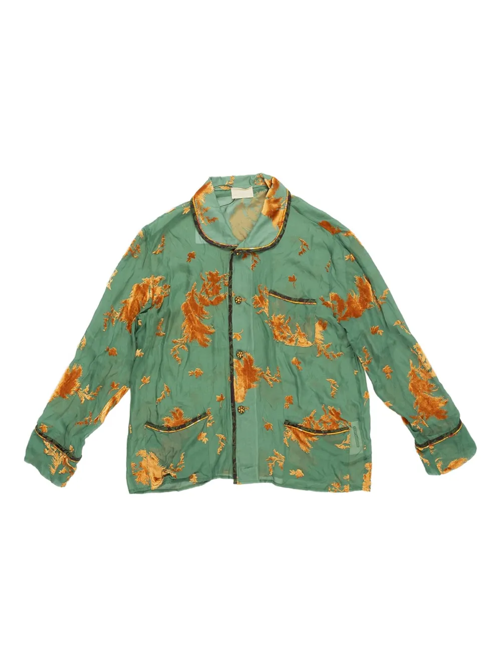 Шелковая рубашка COMMUNS, зеленый
Шелковая рубашка COMMUNS, зеленый