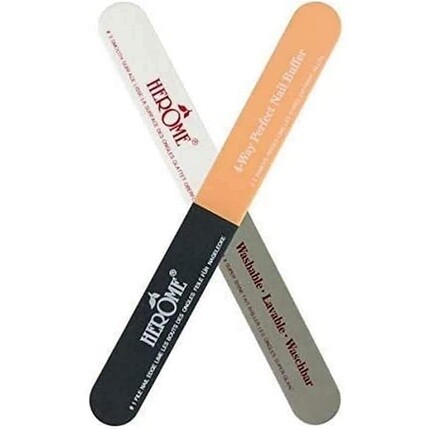 Буфер для ногтей, 4-сторонняя двусторонняя пилочка для придания формы, укладки и полировки — необходимые аксессуары для маникюра, Herome
Буфер для ногтей, 4-сторонняя двусторонняя пилочка для придания формы, укладки и полировки — необходимые аксессуары для маникюра, Herome