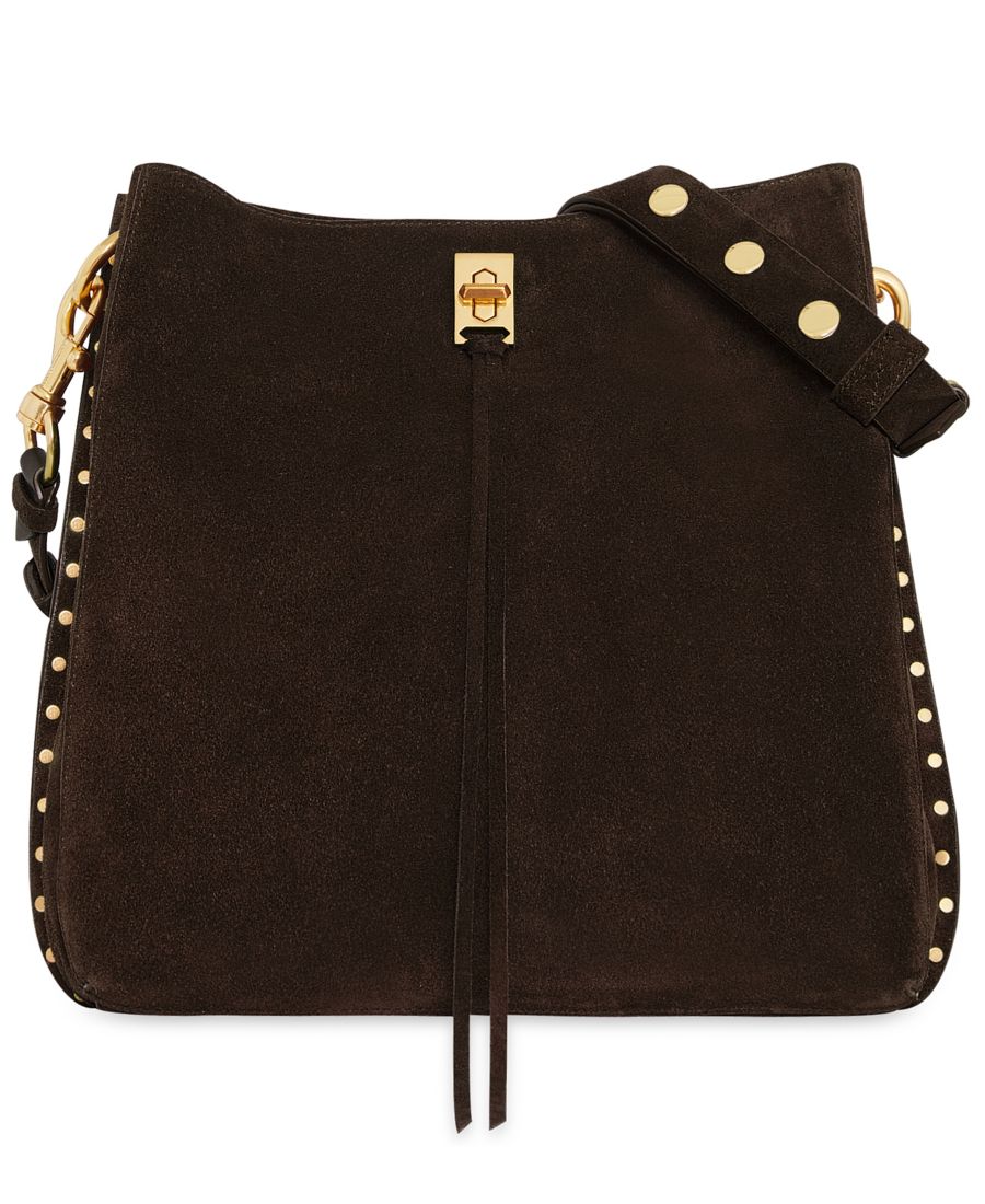 Маленькая замшевая сумка через плечо Darren Rebecca Minkoff, Fondant
Маленькая замшевая сумка через плечо Darren Rebecca Minkoff, Fondant