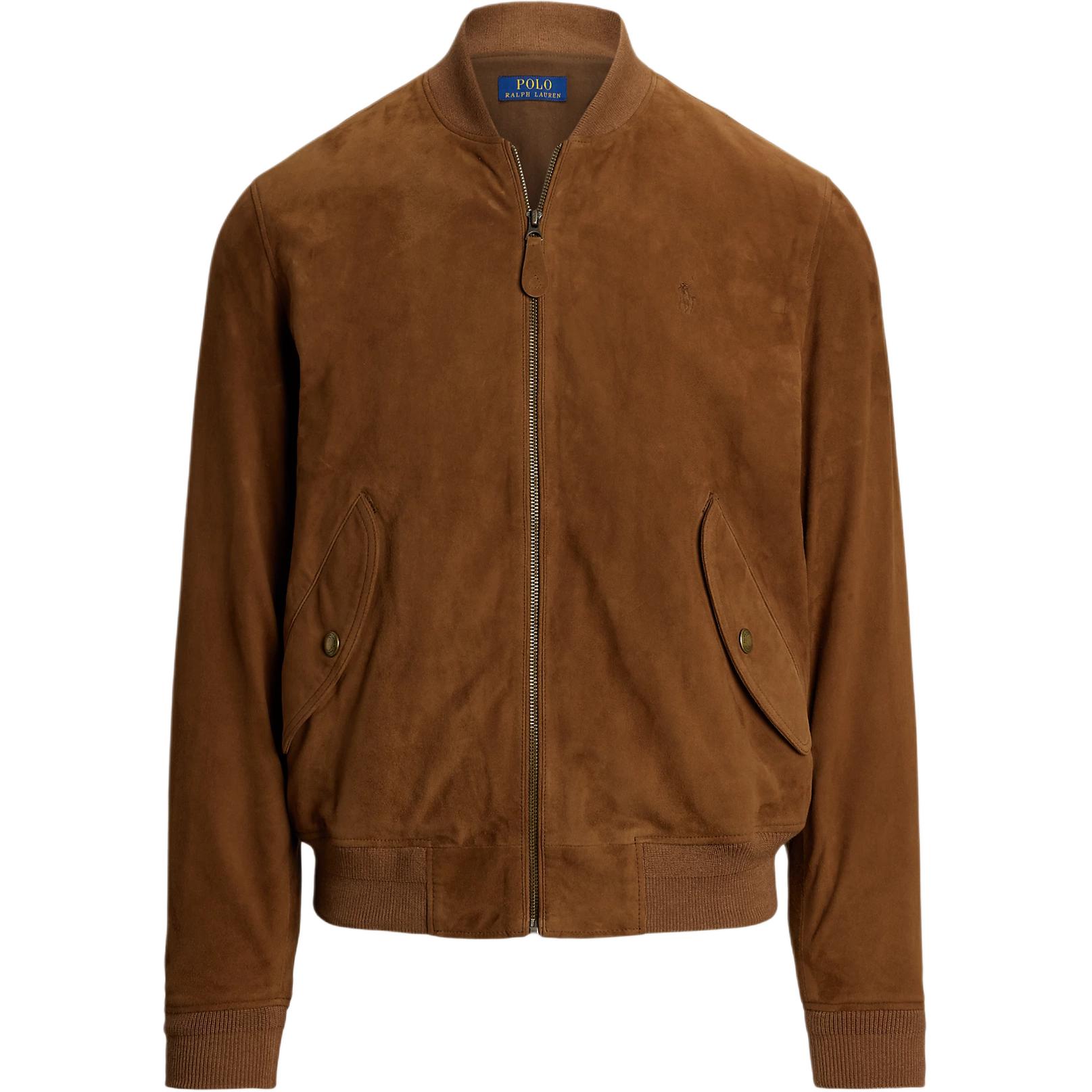 Polo Ralph Lauren Замшевая куртка-бомбер, Brown 
Polo Ralph Lauren Замшевая куртка-бомбер, Brown