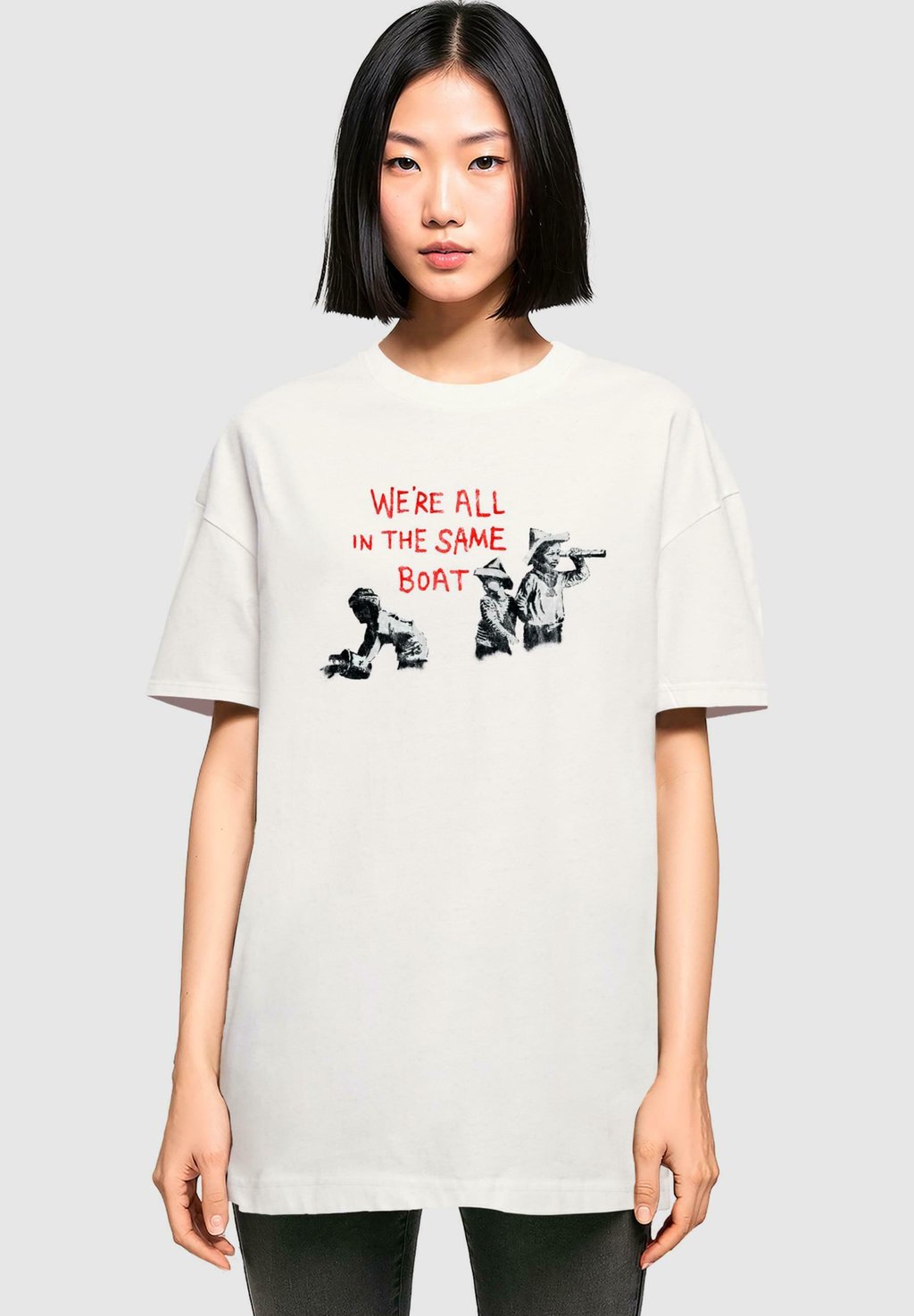 Футболка с принтом IN THE SAME BOAT Merchcode, белый
Футболка с принтом IN THE SAME BOAT Merchcode, белый