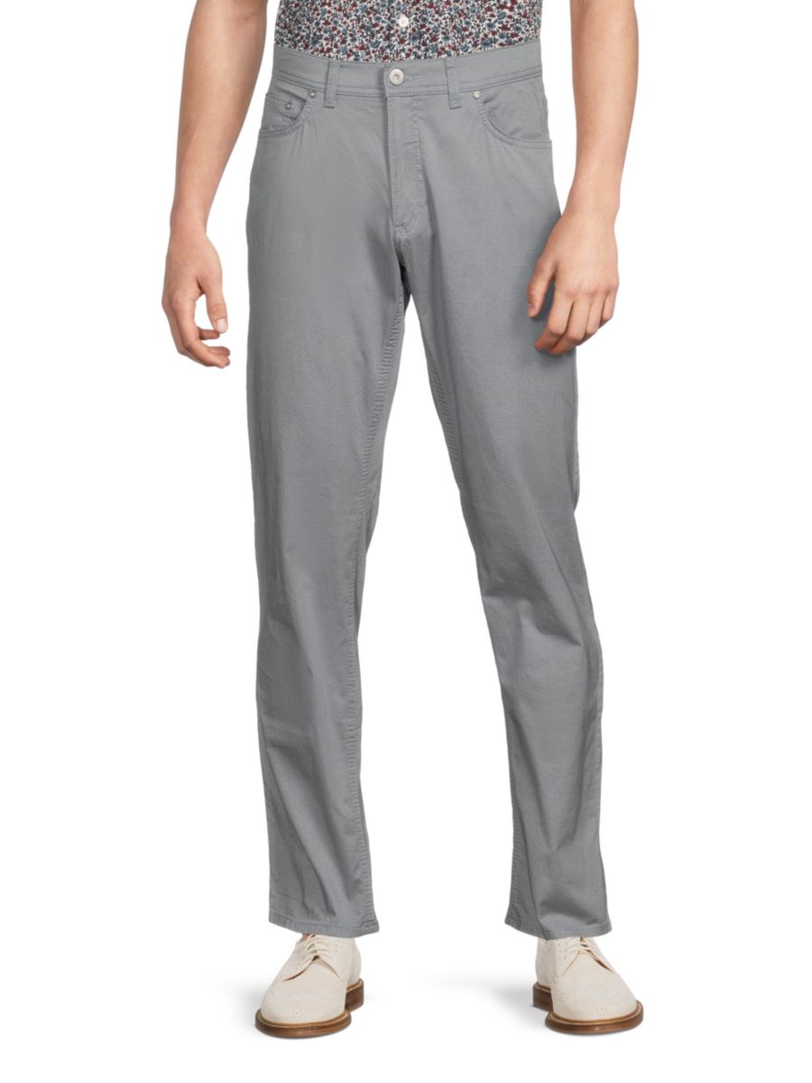 Брюки Cooper U из эластичного хлопка в диагональную полоску Brax, цвет Sky Blue 
Брюки Cooper U из эластичного хлопка в диагональную полоску Brax, цвет Sky Blue