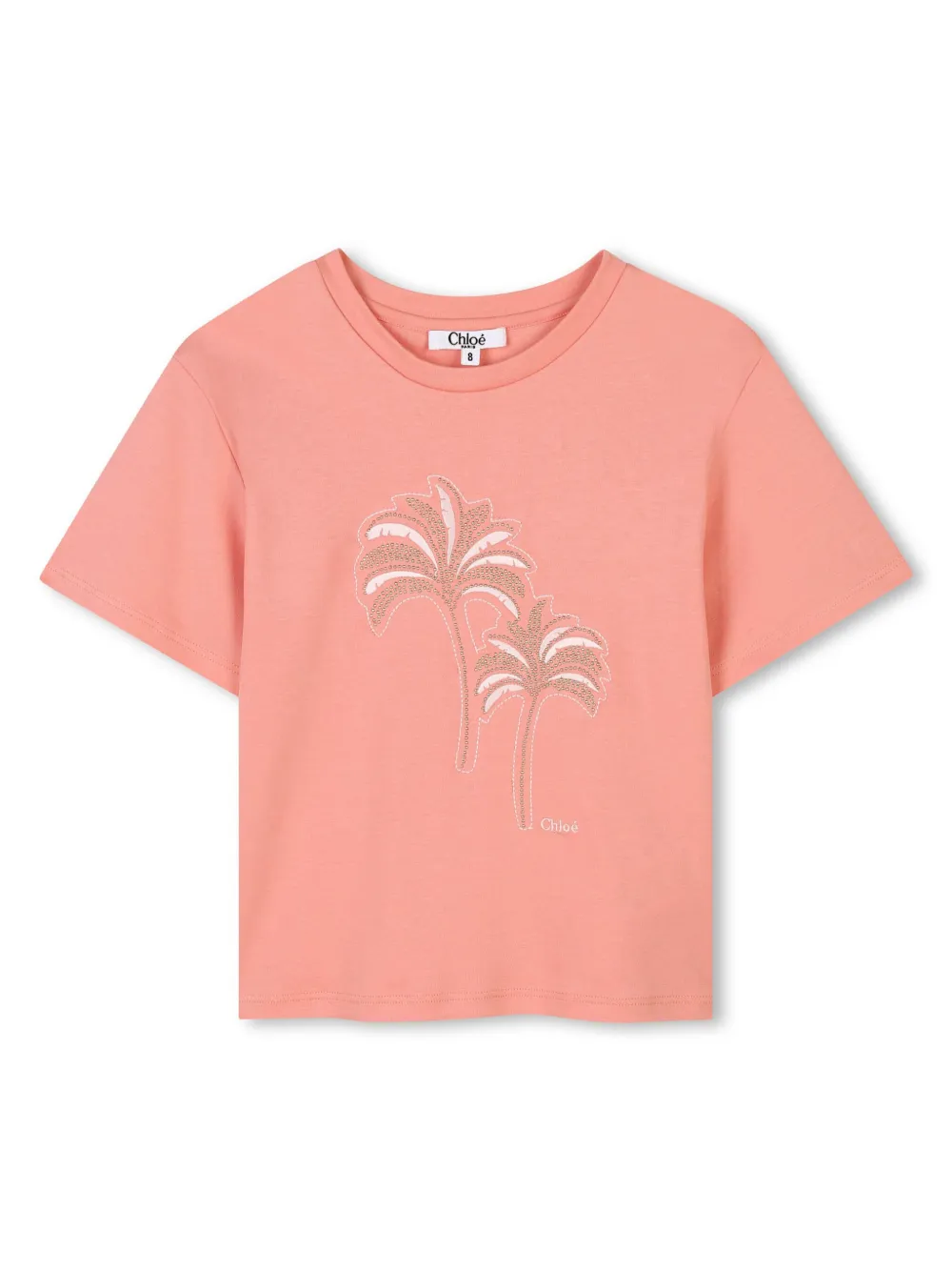 Футболка с вышивкой Chloé Kids, розовый
Футболка с вышивкой Chloé Kids, розовый