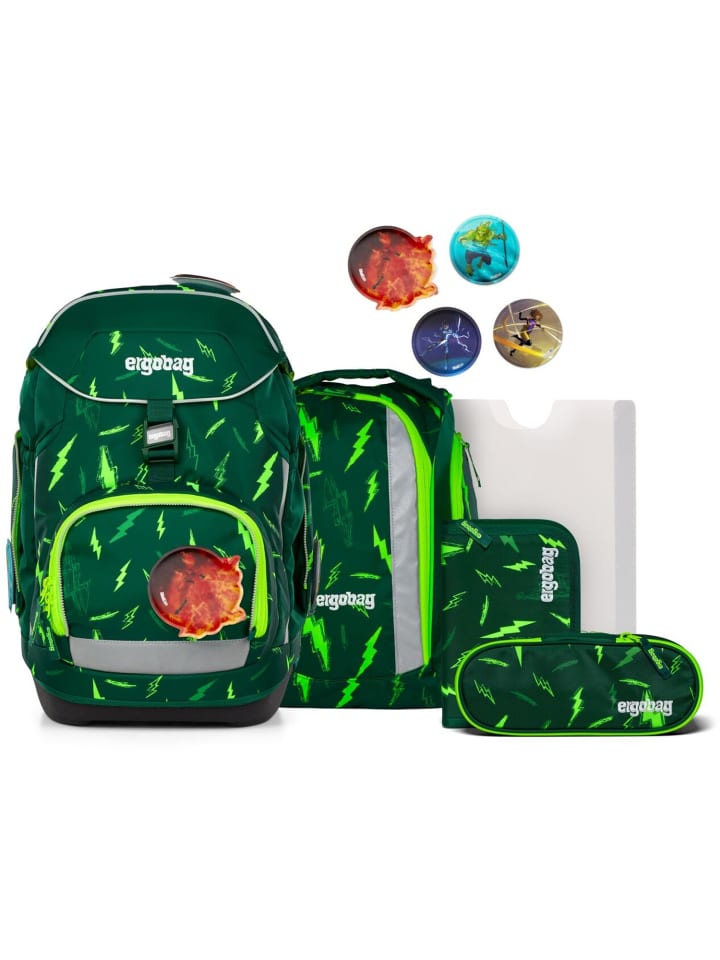 Ergobag Набор школьных рюкзаков, 6 предметов. Яркий зеленый цвет
Ergobag Набор школьных рюкзаков, 6 предметов. Яркий зеленый цвет