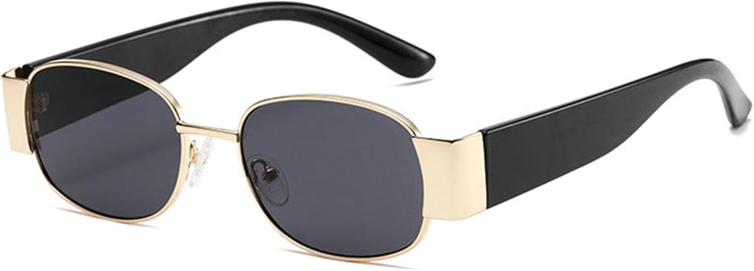 Женские винтажные овальные солнцезащитные очки в стиле панк от Helena, модные градиентные зеркальные очки с защитой от УФ-излучения UV400, мужские двухцветные очки S68, C5
Женские винтажные овальные солнцезащитные очки в стиле панк от Helena, модные градиентные зеркальные очки с защитой от УФ-излучения UV400, мужские двухцветные очки S68, C5