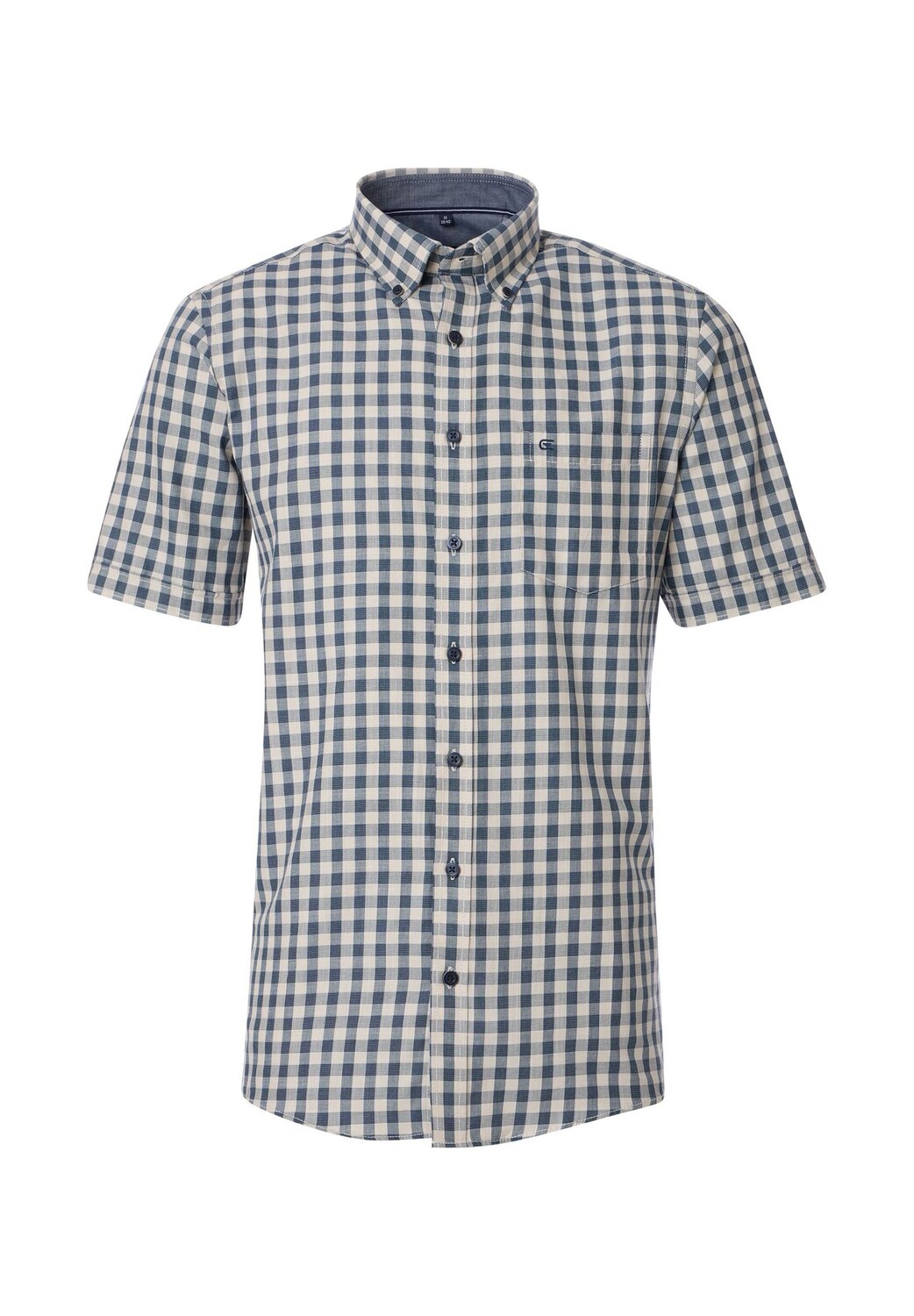 Мужская повседневная рубашка в клетку с короткими рукавами, удобная посадка CASAMODA, бежевый
Мужская повседневная рубашка в клетку с короткими рукавами, удобная посадка CASAMODA, бежевый