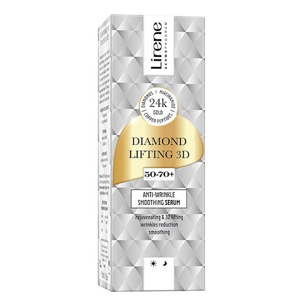 Алмазный Лифтинг 3D 50-70+ 30 мл Lirene 
Алмазный Лифтинг 3D 50-70+ 30 мл Lirene