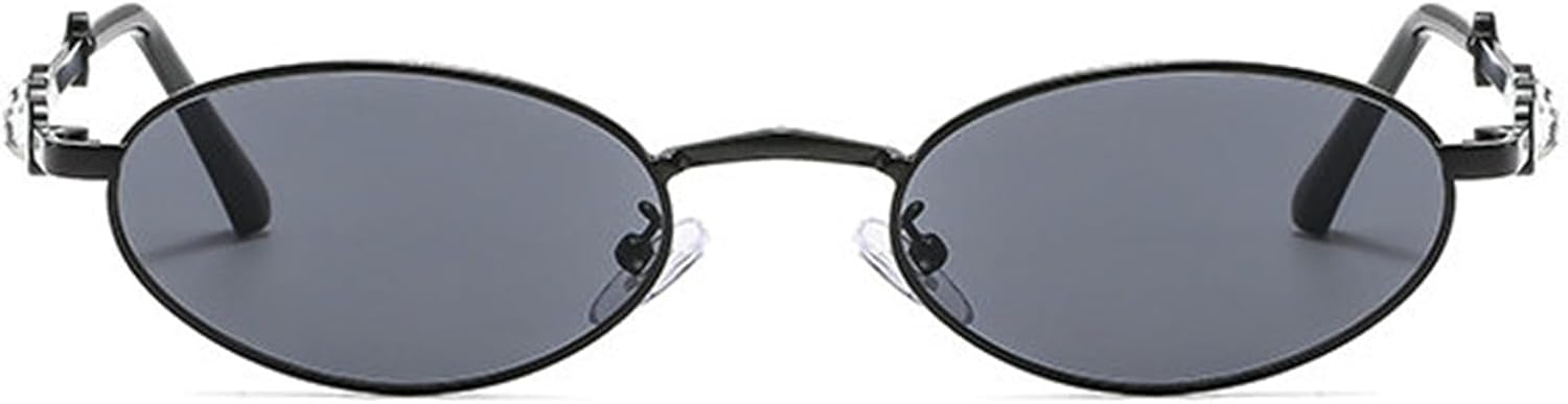 Женские овальные солнцезащитные очки Helena со стразами, металлическая оправа, модные солнцезащитные очки в стиле панк с бриллиантовым блеском и защитой от УФ-излучения UV400, C1
Женские овальные солнцезащитные очки Helena со стразами, металлическая оправа, модные солнцезащитные очки в стиле панк с бриллиантовым блеском и защитой от УФ-излучения UV400, C1