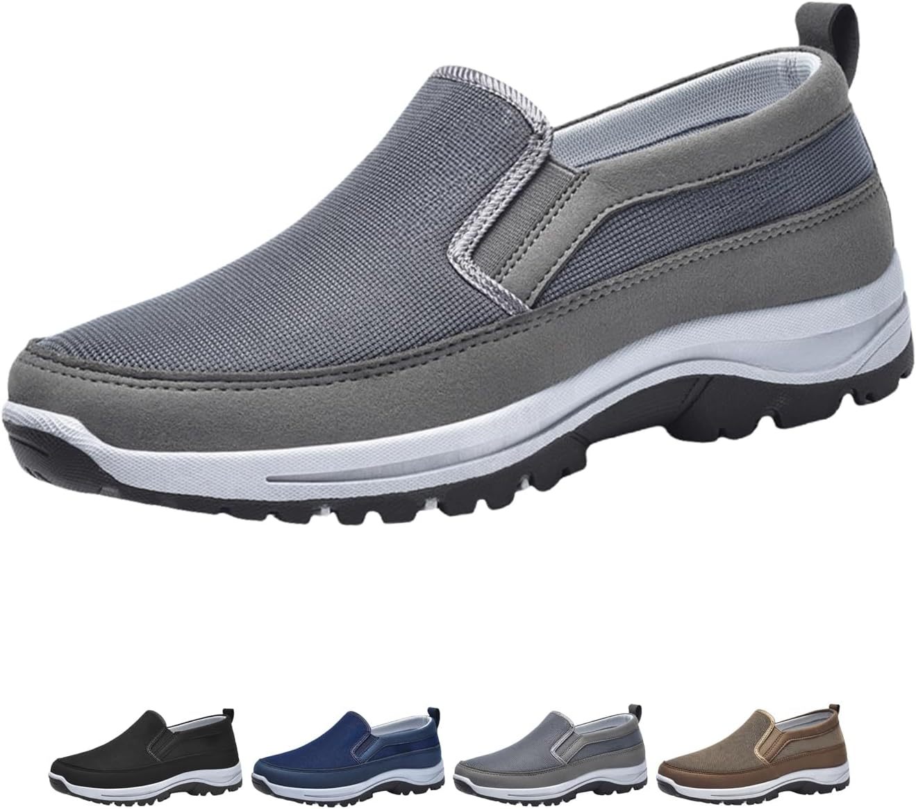 Мужская обувь Auguscare, мужские слипоны из ткани, комфортные дышащие кроссовки, повседневные нескользящие эспадрильи с поддержкой свода стопы Generic, серый
Мужская обувь Auguscare, мужские слипоны из ткани, комфортные дышащие кроссовки, повседневные нескользящие эспадрильи с поддержкой свода стопы Generic, серый