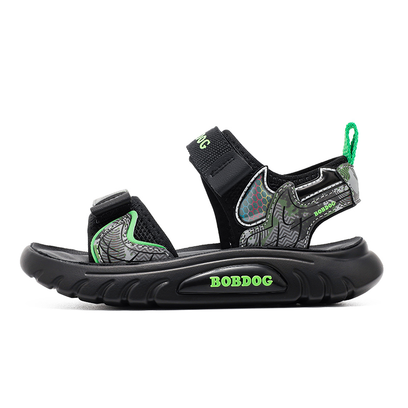 Детские сандалии с низким верхом, нескользящие, износостойкие, дышащие BOBDOG, черный/зеленый
Детские сандалии с низким верхом, нескользящие, износостойкие, дышащие BOBDOG, черный/зеленый