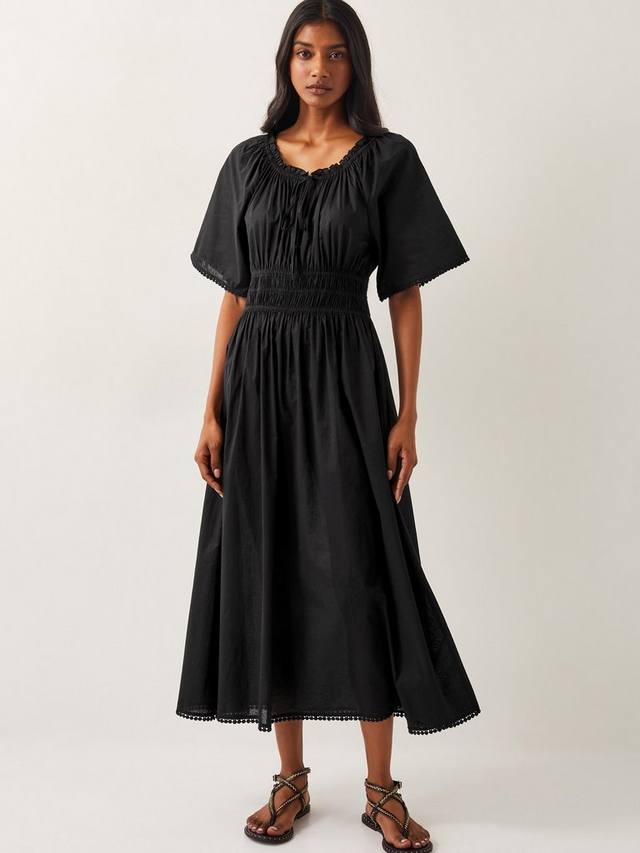 Миди-платье с отделкой из помпонов от nora Monsoon, черный
Миди-платье с отделкой из помпонов от nora Monsoon, черный