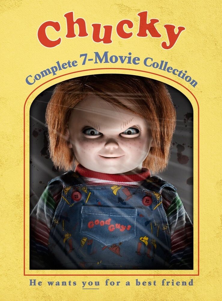 Диск DVD Chucky: Child's Play Complete 7-Movie Collection
Диск DVD Chucky: Child's Play Complete 7-Movie Collection