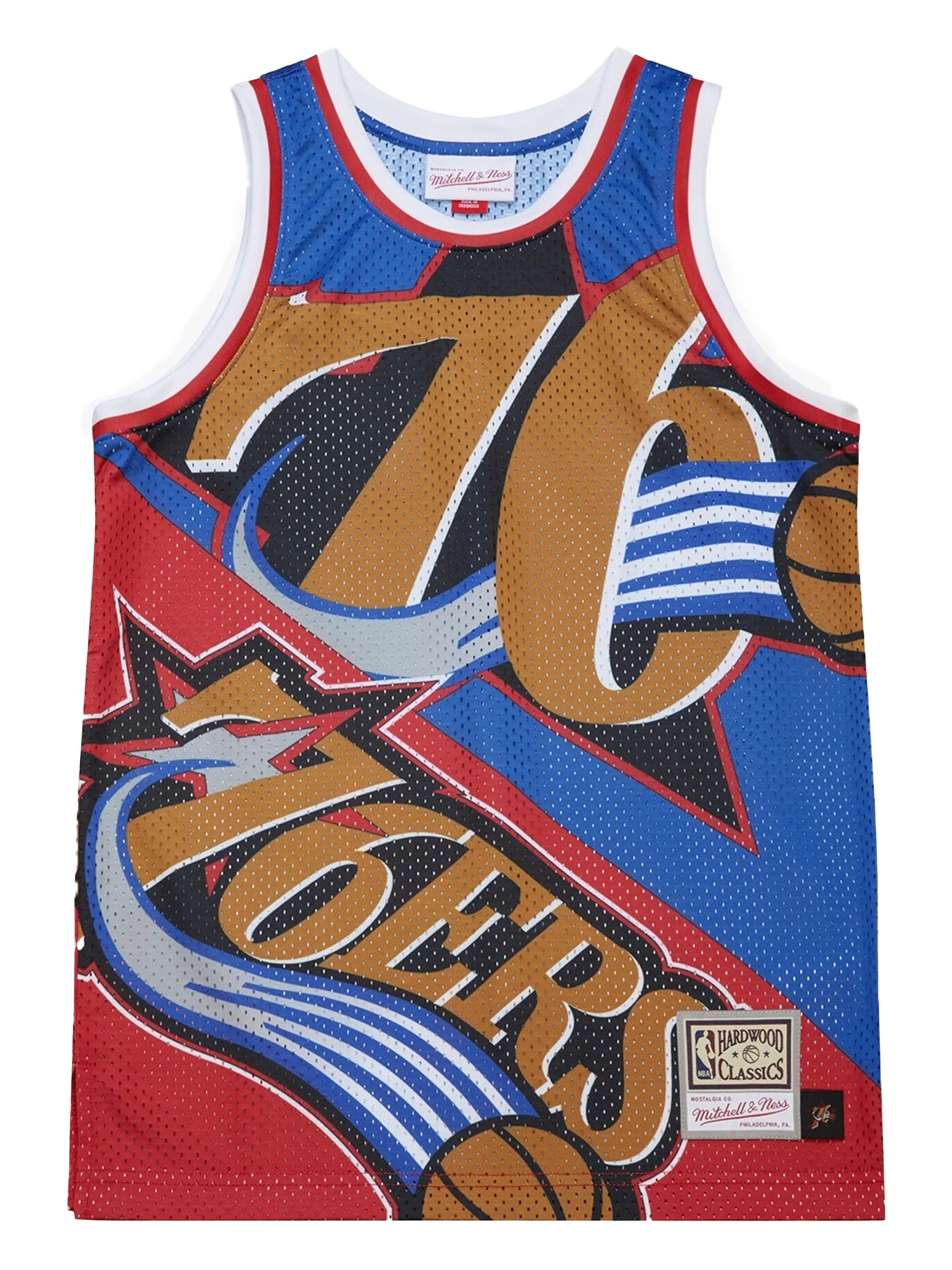 Топ Big Face Fashion Tank 5.0 Philadelphia 76ers из коллаборации с NBA Mitchell & Ness, синий
Топ Big Face Fashion Tank 5.0 Philadelphia 76ers из коллаборации с NBA Mitchell & Ness, синий