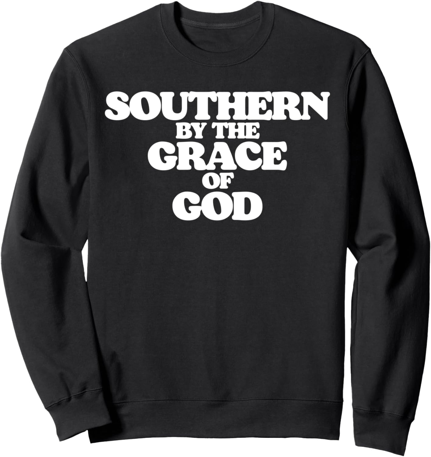 Толстовка с забавной надписью Южный по милости Божьей Uncle Hoss' Southern & Christian Gear, черный
Толстовка с забавной надписью Южный по милости Божьей Uncle Hoss' Southern & Christian Gear, черный