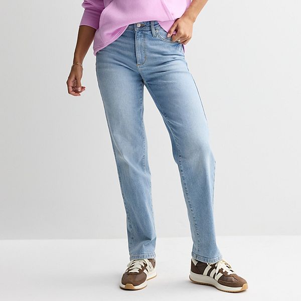 Женские джинсы с высокой посадкой и прямыми штанинами Sonoma Goods For Life, Super Light Wash
Женские джинсы с высокой посадкой и прямыми штанинами Sonoma Goods For Life, Super Light Wash