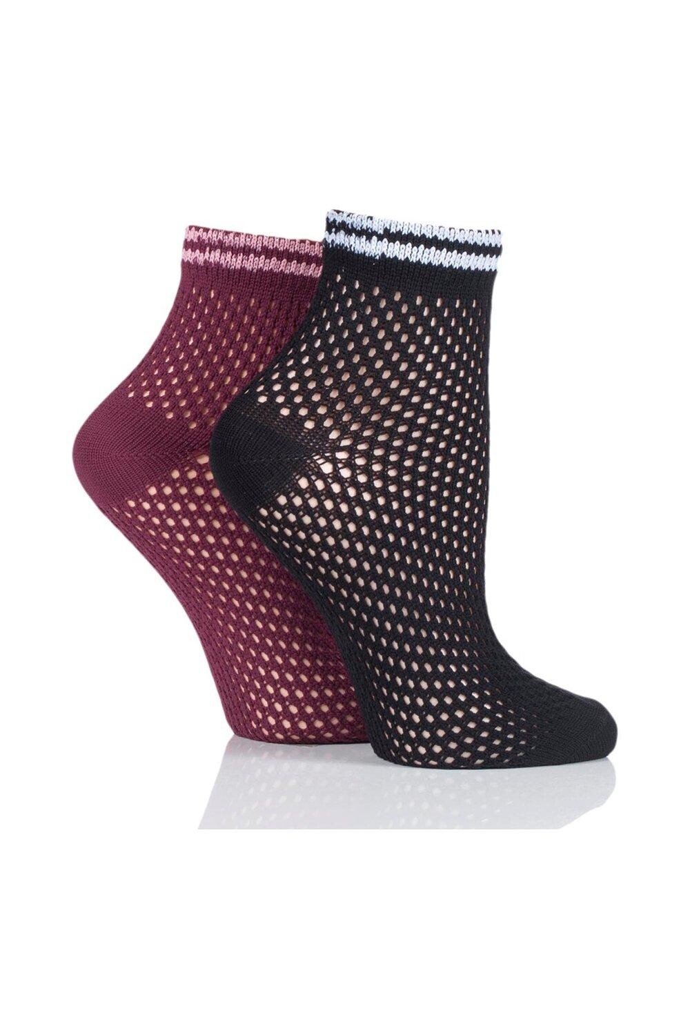 2 пары спортивных носков из мягкой сетки ELLE, черный
2 пары спортивных носков из мягкой сетки ELLE, черный