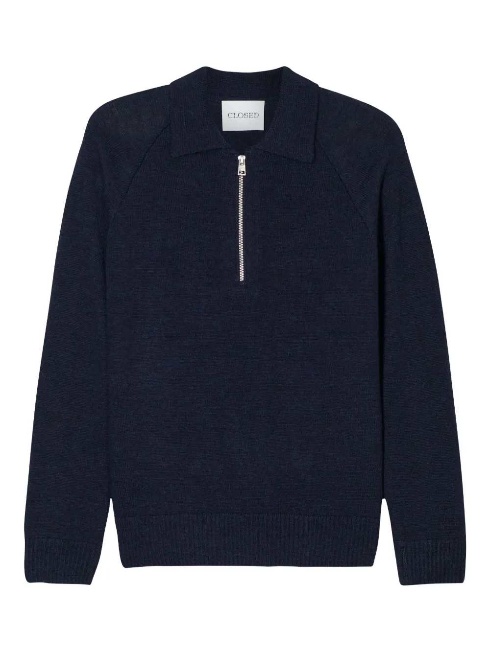 Свитер с воротником-стойкой на молнии Closed, синий
Свитер с воротником-стойкой на молнии Closed, синий