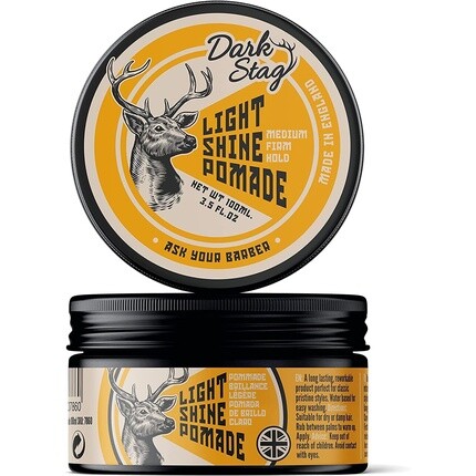 Помада для волос Dark Stag Light Shine Pomade средней фиксации для мужчин 100 мл 3,5 унции
Помада для волос Dark Stag Light Shine Pomade средней фиксации для мужчин 100 мл 3,5 унции