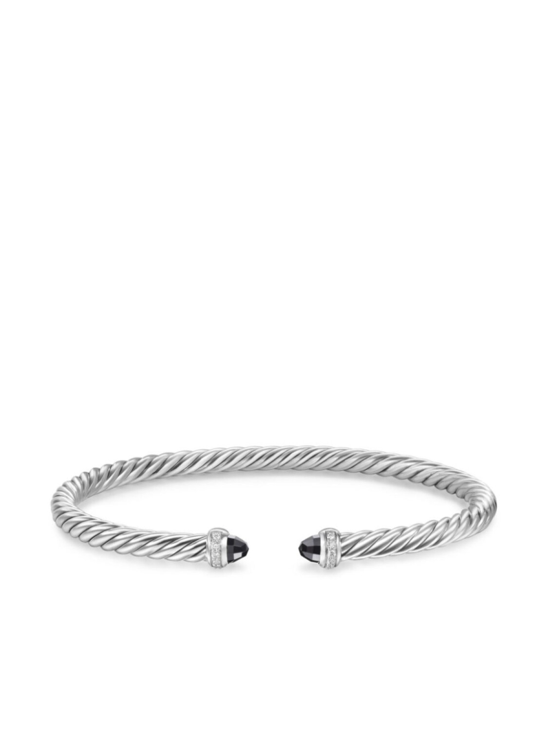 Браслет Cablespira из стерлингового серебра с ониксом и бриллиантами David Yurman, серебряный
Браслет Cablespira из стерлингового серебра с ониксом и бриллиантами David Yurman, серебряный