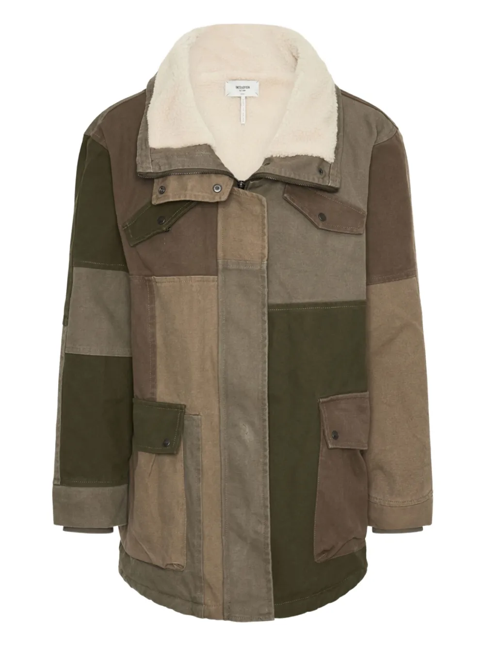 Пальто с воротником из лоскутов One Teaspoon, коричневый
Пальто с воротником из лоскутов One Teaspoon, коричневый