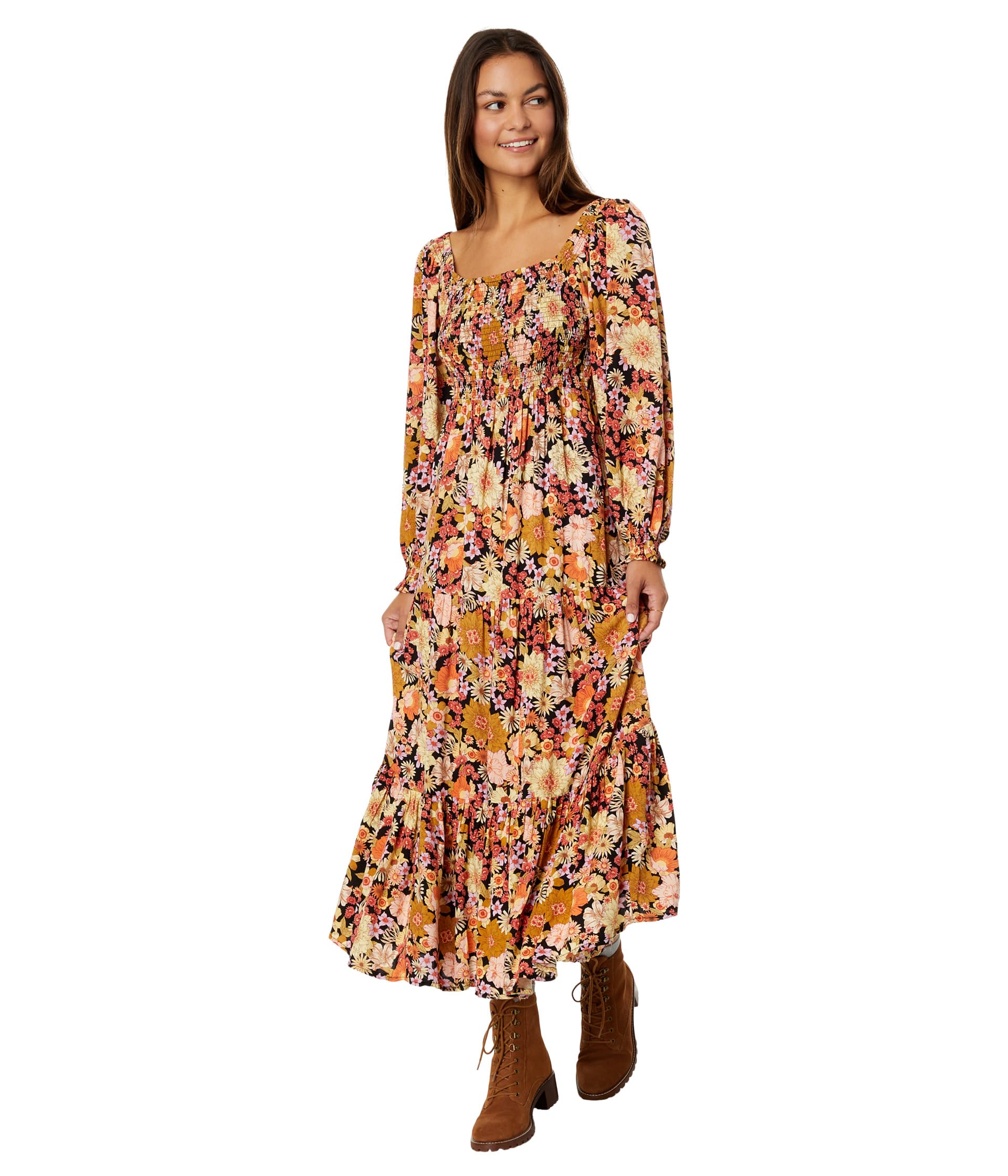 Платье Rip Curl Mystic Floral Long Sleeve Maxi Dress, черный
Платье Rip Curl Mystic Floral Long Sleeve Maxi Dress, черный