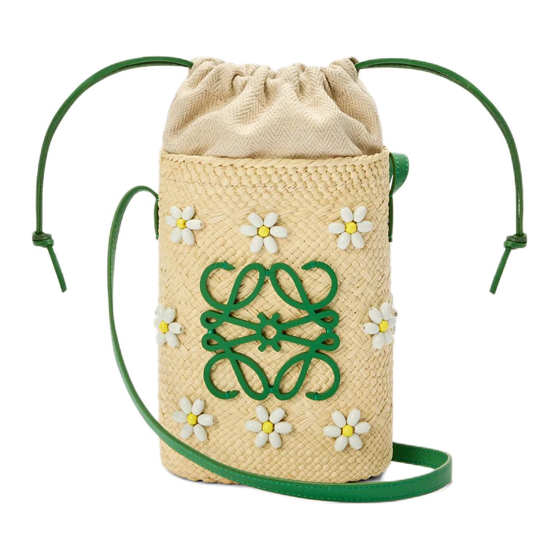 LOEWE Плечевая сумка из пальмового листа и коровьей кожи
LOEWE Плечевая сумка из пальмового листа и коровьей кожи