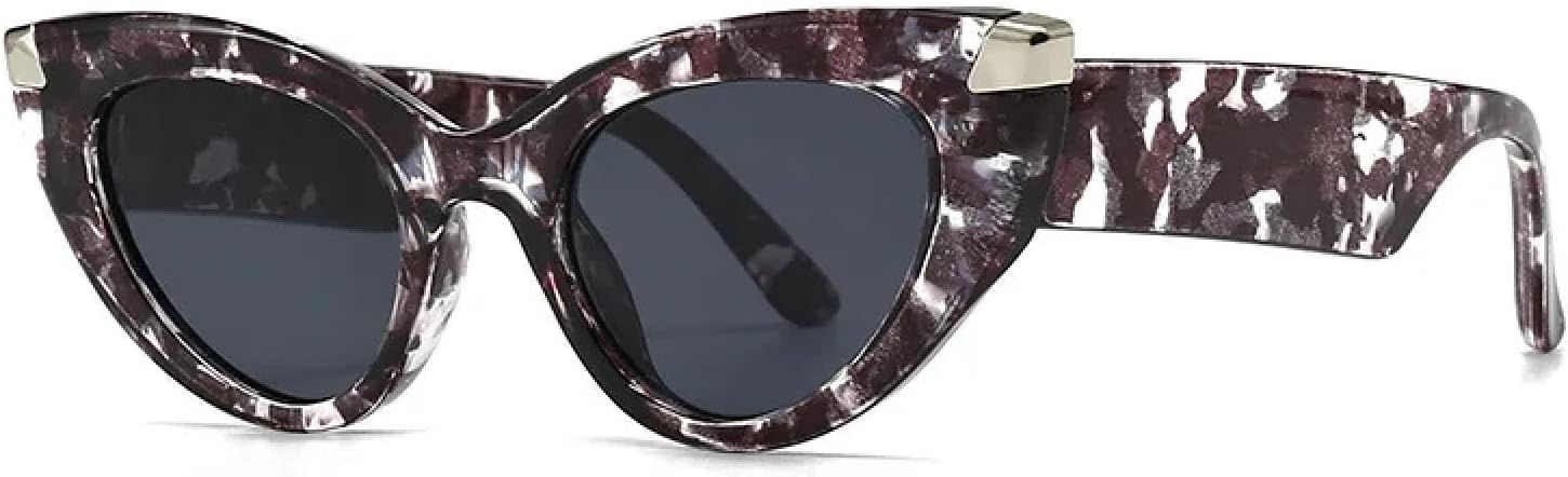 Роскошные винтажные солнцезащитные очки «кошачий глаз» в большой оправе для женщин, в стиле панк, с заклепками, классические, для активного отдыха, с защитой от УФ-излучения UV400 TYUVIVO, Marble Black
Роскошные винтажные солнцезащитные очки «кошачий глаз» в большой оправе для женщин, в стиле панк, с заклепками, классические, для активного отдыха, с защитой от УФ-излучения UV400 TYUVIVO, Marble Black