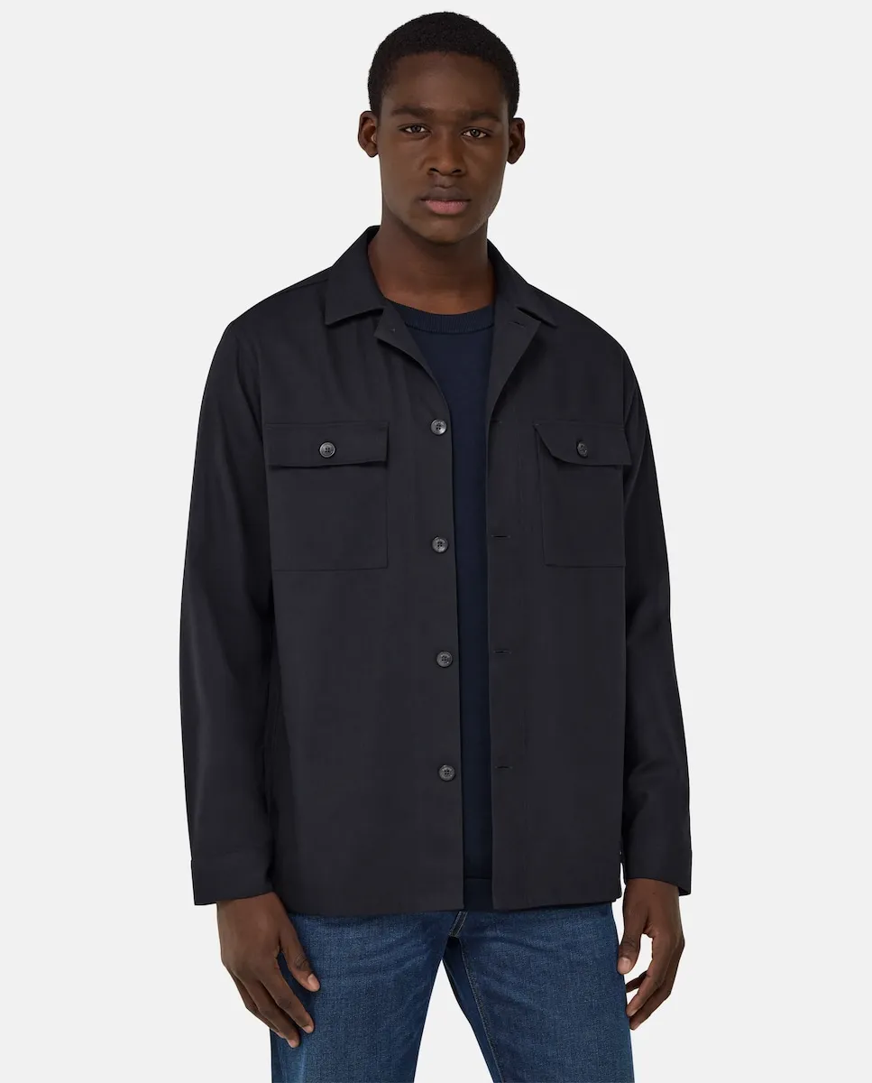 Мужская оверсайз хлопковая рубашка Boggi Milano, темно-синий
Мужская оверсайз хлопковая рубашка Boggi Milano, темно-синий