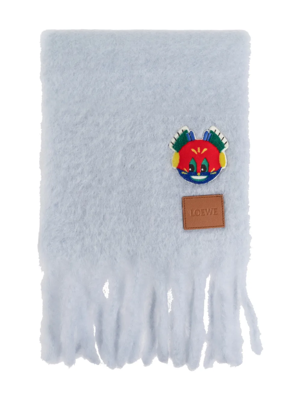 Шарф с аппликацией и бахромой X Louis Wain Loewe, синий
Шарф с аппликацией и бахромой X Louis Wain Loewe, синий