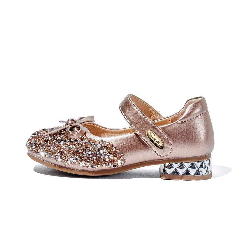 Детские кожаные туфли с противоскользящим износостойким верхом Snoffy, золотой
Детские кожаные туфли с противоскользящим износостойким верхом Snoffy, золотой