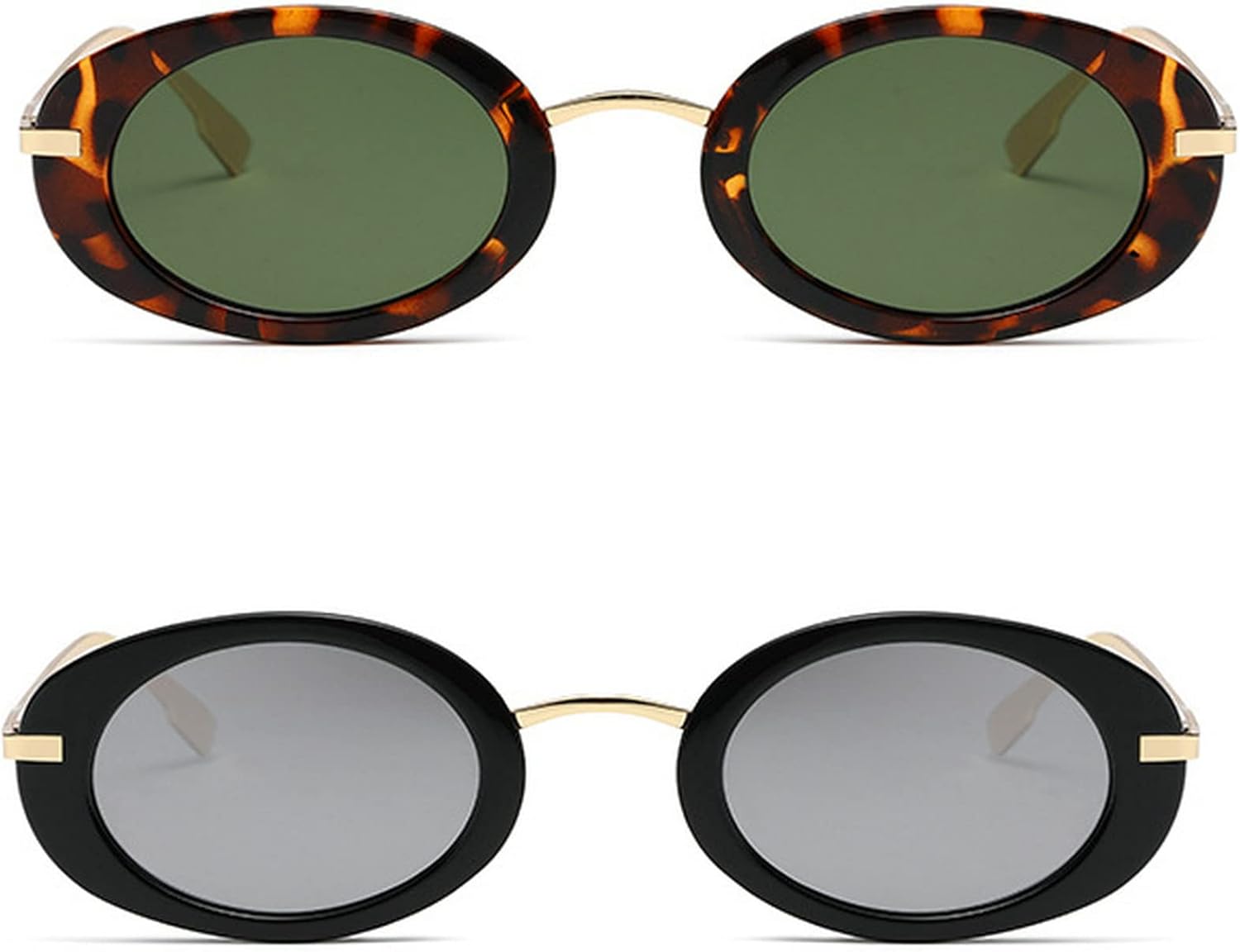 Ретро овальные панк-солнцезащитные очки для женщин, стильные очки для вождения, мужские очки с защитой UV400, винтажные очки в массивной металлической оправе в стиле 90-х mincl, 2pcs-leopard Green&silver
Ретро овальные панк-солнцезащитные очки для женщин, стильные очки для вождения, мужские очки с защитой UV400, винтажные очки в массивной металлической оправе в стиле 90-х mincl, 2pcs-leopard Green&silver