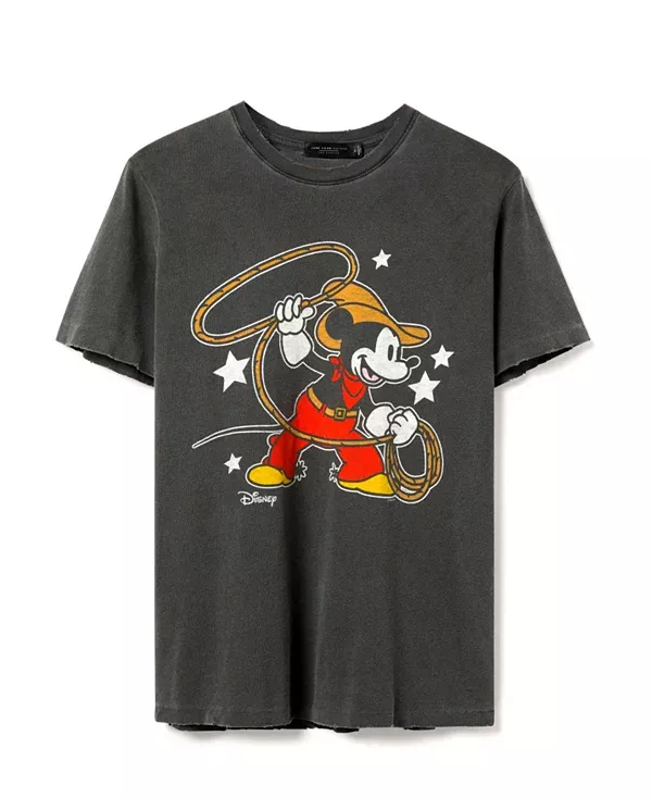 Винтажная футболка с лассо Микки Мауса Junk Food Clothing, серый
Винтажная футболка с лассо Микки Мауса Junk Food Clothing, серый