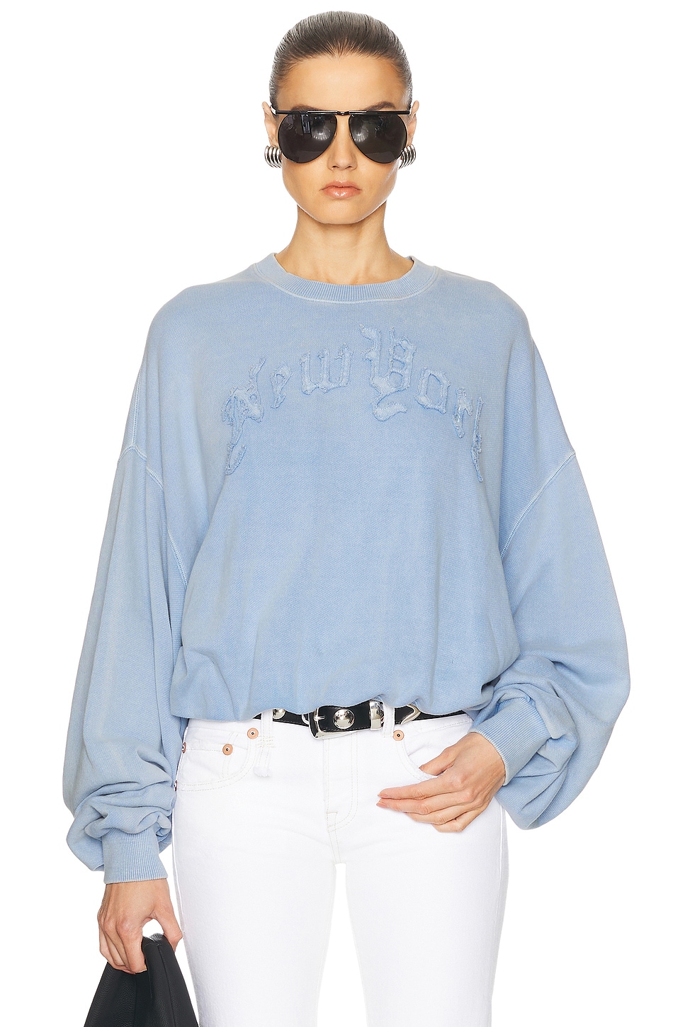 Нью-Йоркский свитер с принтом воздушных шаров R13, Light Blue
Нью-Йоркский свитер с принтом воздушных шаров R13, Light Blue