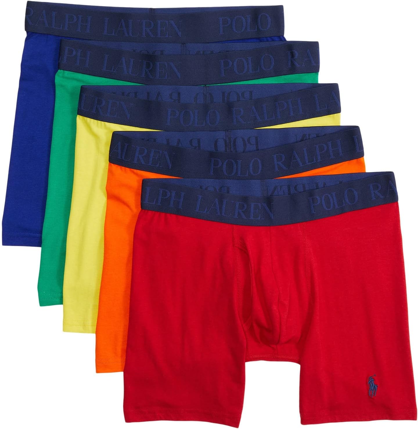 Polo Ralph Lauren Men's 4-d Flex Cooling Cotton Modal 5-Pack, Rl2000 Red/Sailing Orange/Lemon Crush/Stem/City Royal
Polo Ralph Lauren Men's 4-d Flex Cooling Cotton Modal 5-Pack, Rl2000 Red/Sailing Orange/Lemon Crush/Stem/City Royal