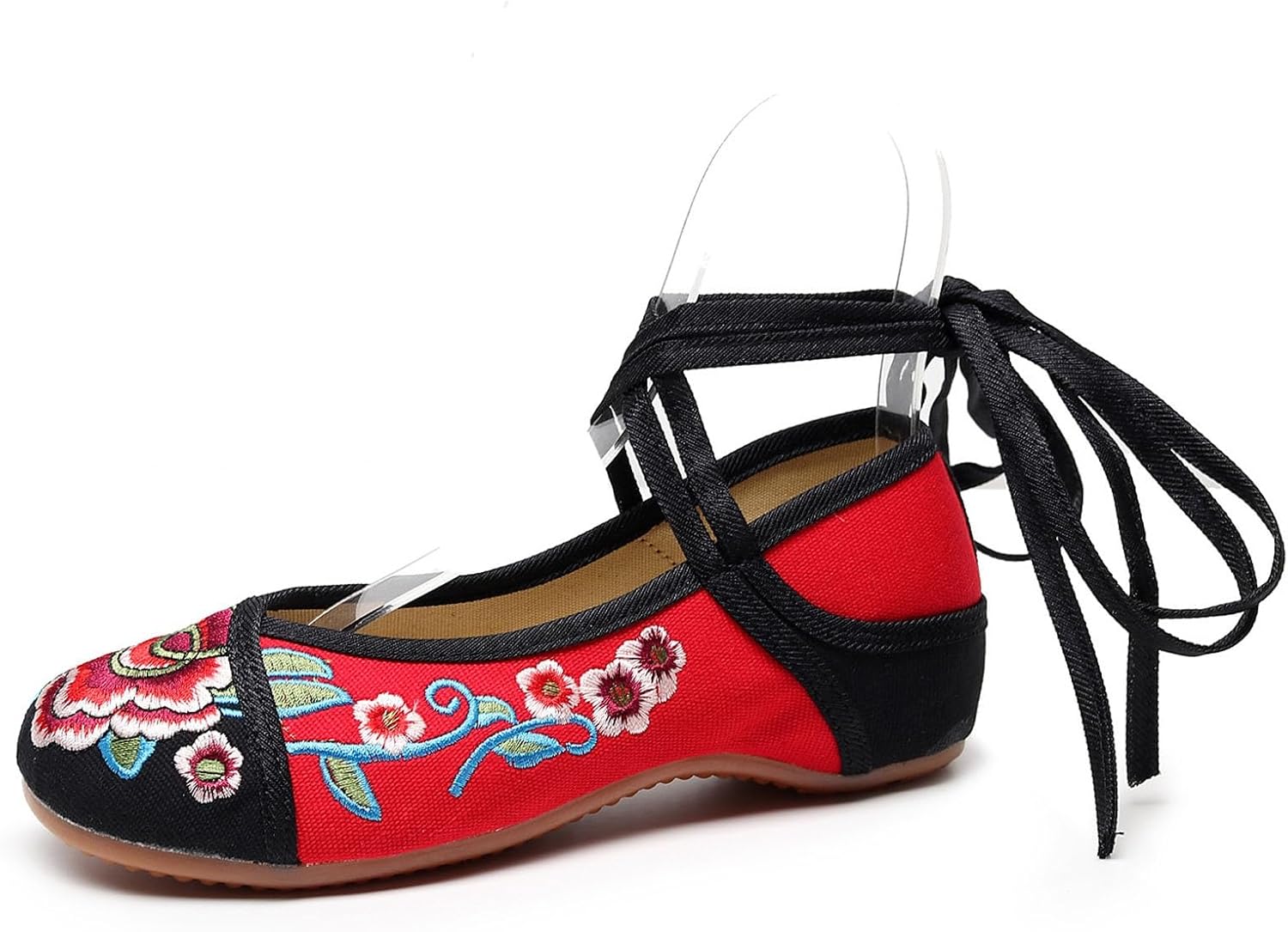 Элегантные балетки на шнуровке с перекрестным ремешком на щиколотке Generic, черный
Элегантные балетки на шнуровке с перекрестным ремешком на щиколотке Generic, черный