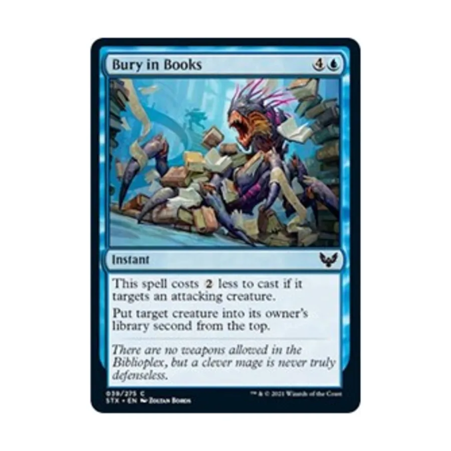 CCG Похоронить в книгах (С), MTG - Strixhaven - School of Mages
CCG Похоронить в книгах (С), MTG - Strixhaven - School of Mages