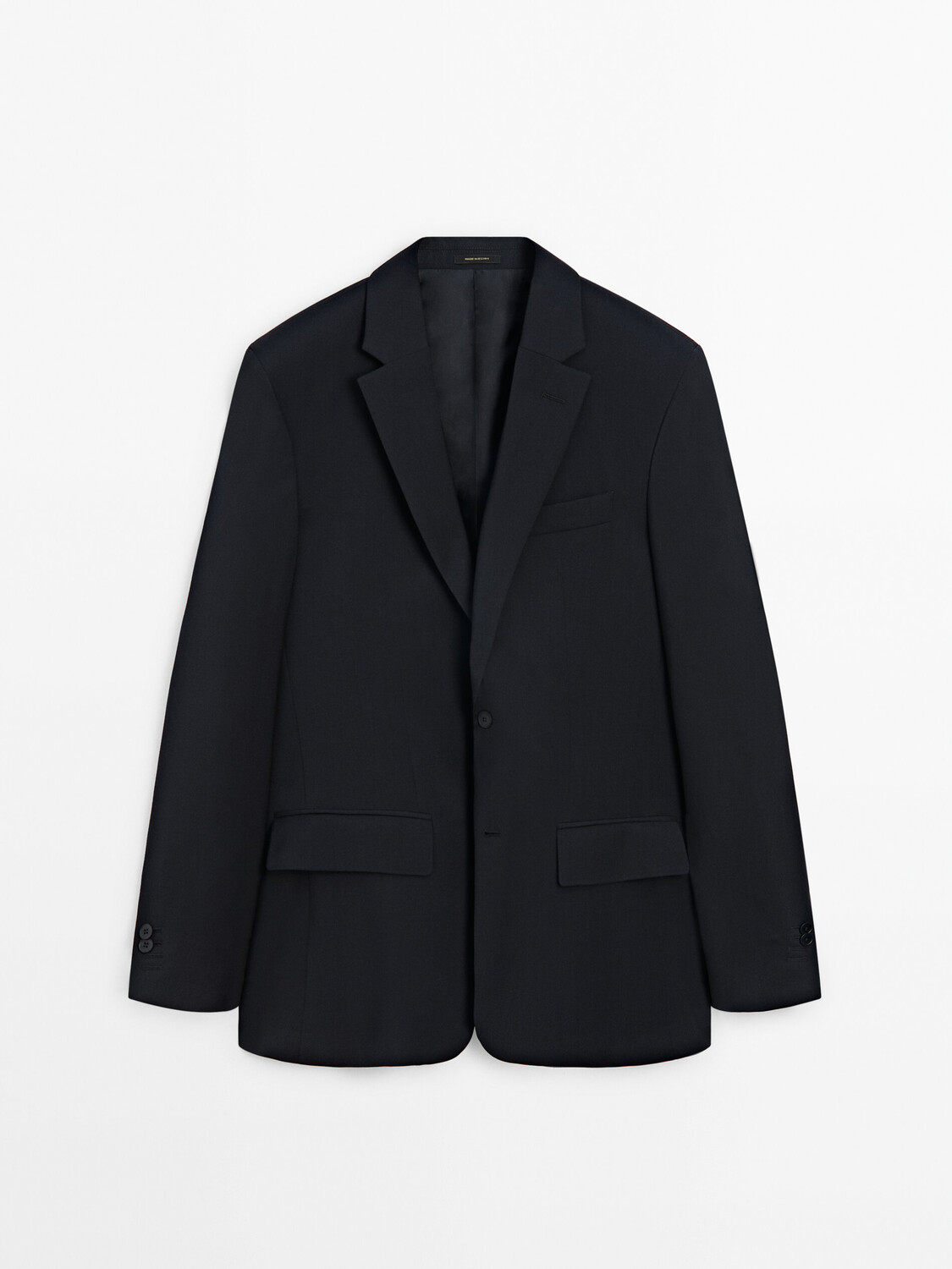 Костюмный пиджак из 100% шерсти Massimo Dutti, синий
Костюмный пиджак из 100% шерсти Massimo Dutti, синий