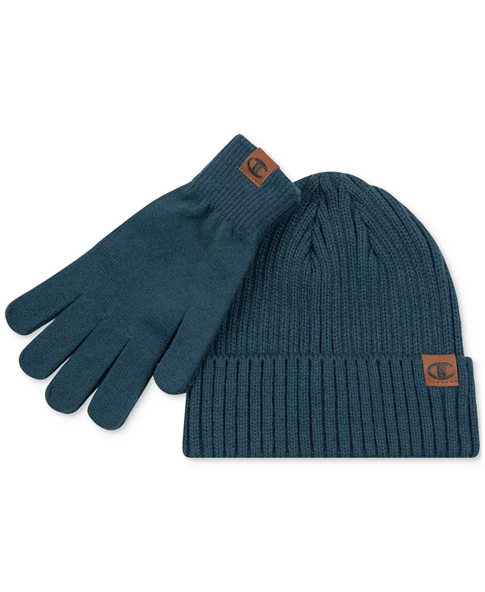 Мужской комплект Shift 2-Pc из ребристой вязки шапка и перчатки Champion, синий
Мужской комплект Shift 2-Pc из ребристой вязки шапка и перчатки Champion, синий