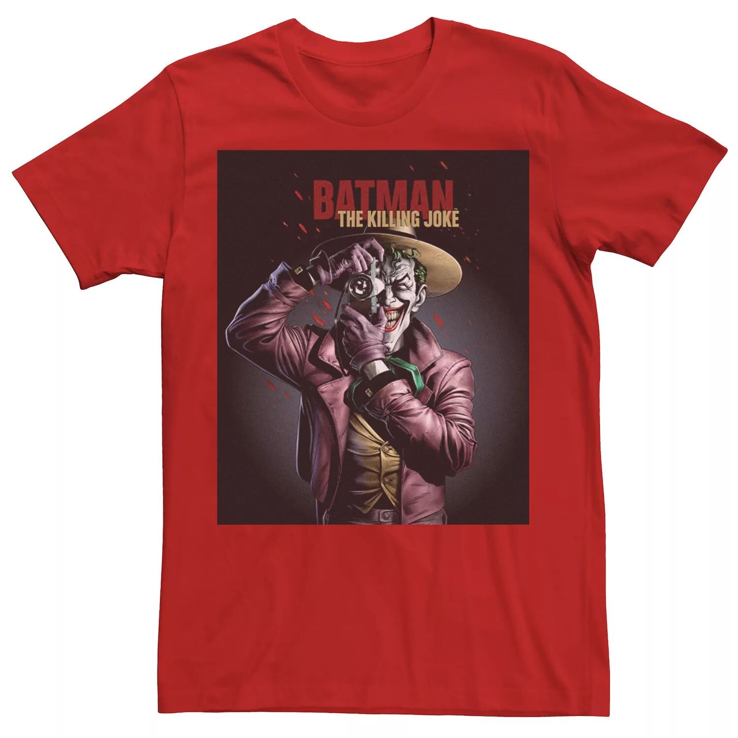 Мужская футболка с плакатом Batman The Killing Joke Джокер DC Comics, красный
Мужская футболка с плакатом Batman The Killing Joke Джокер DC Comics, красный