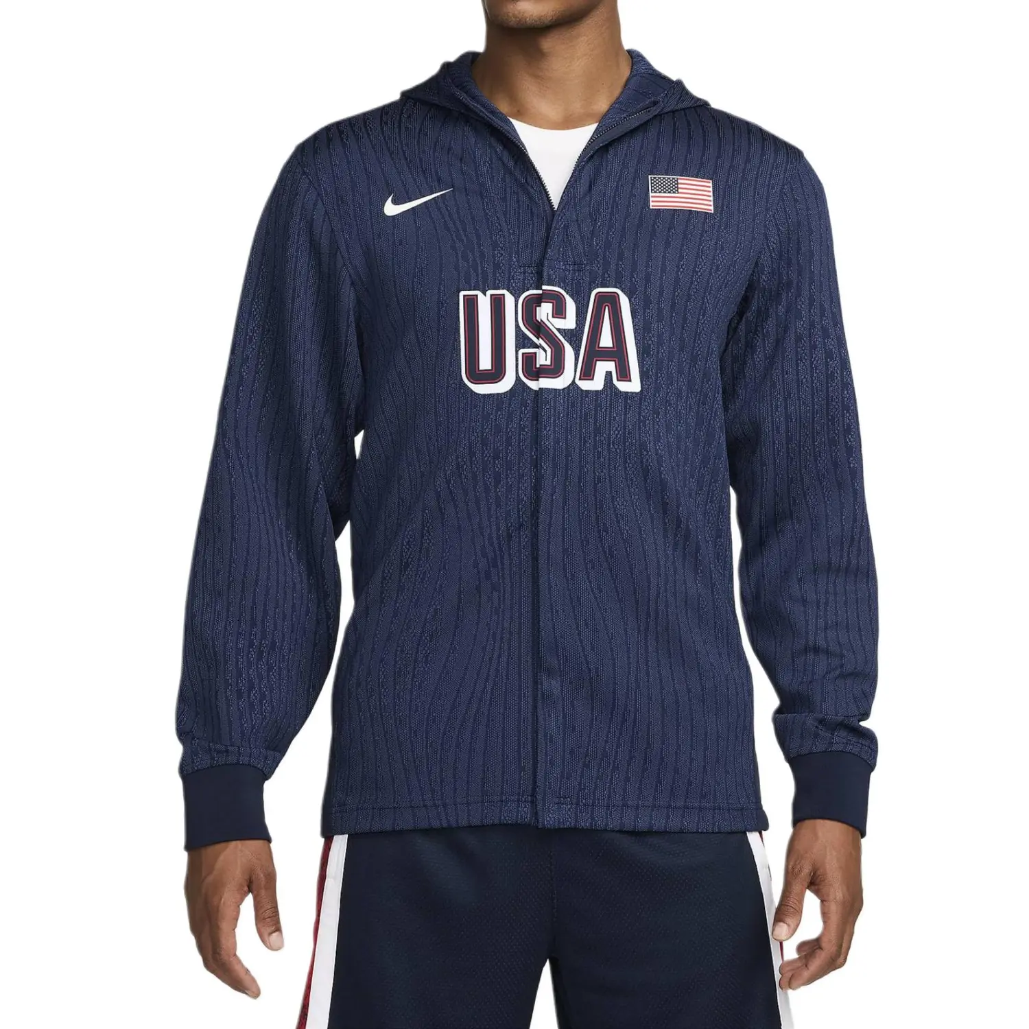 Баскетбольная майка олимпийской сборной США по баскетболу, мужская, обсидиан/белый Nike, белый
Баскетбольная майка олимпийской сборной США по баскетболу, мужская, обсидиан/белый Nike, белый