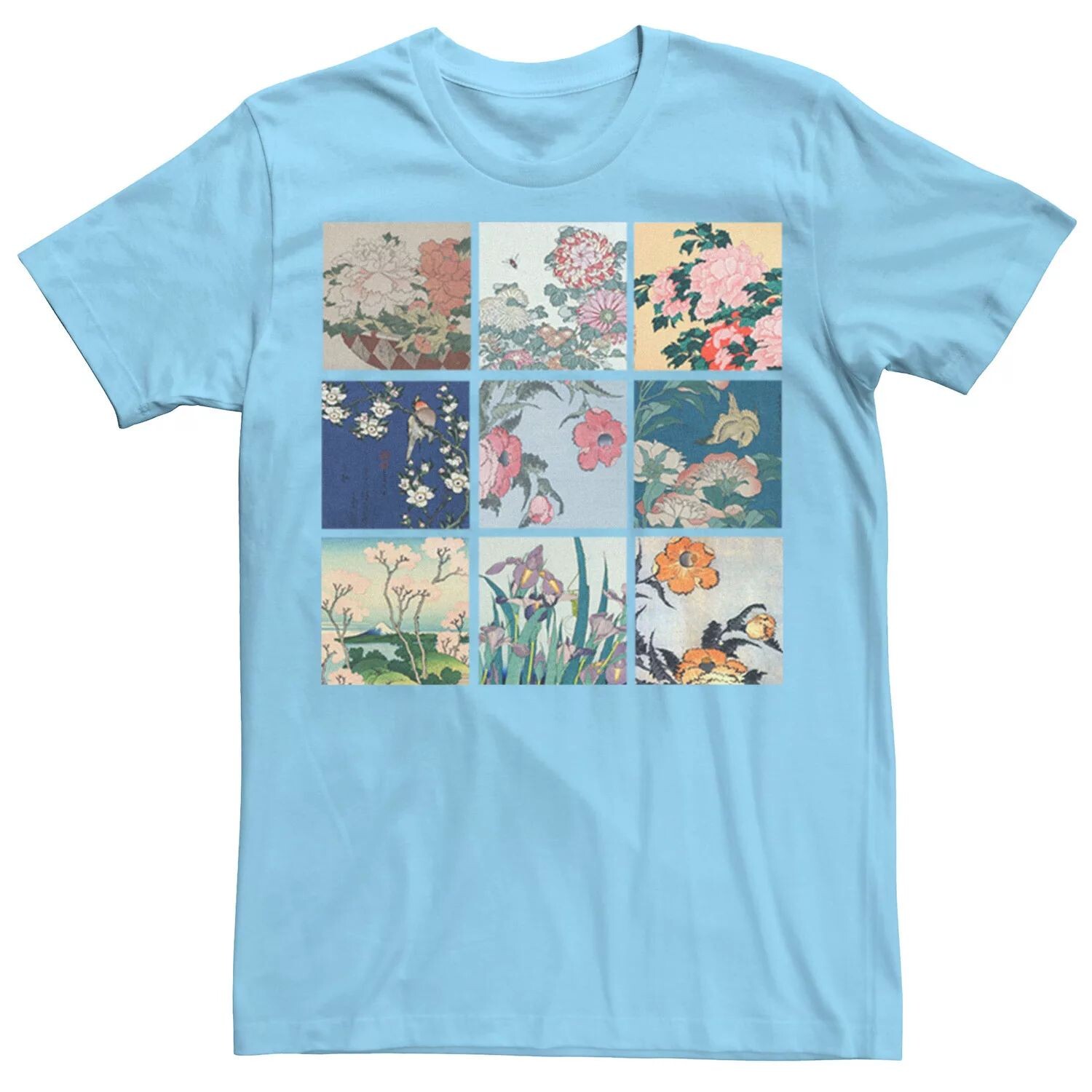 Мужская футболка Katsushika Hokusai с цветочным рисунком Licensed Character, светло-синий
Мужская футболка Katsushika Hokusai с цветочным рисунком Licensed Character, светло-синий