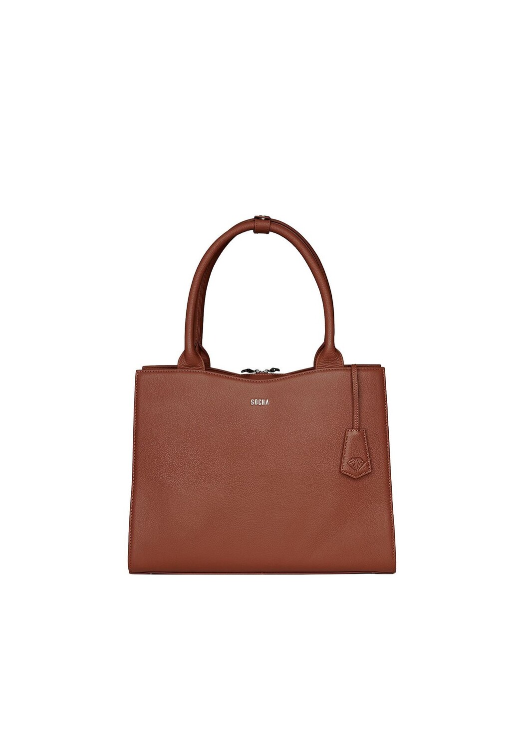 Diamond Cognac Leather - элегантная женская сумка для ноутбука 14 дюймов, тончайшая кожа, прочная, полностью укомплектованная Socha Business Bags, коричневый
Diamond Cognac Leather - элегантная женская сумка для ноутбука 14 дюймов, тончайшая кожа, прочная, полностью укомплектованная Socha Business Bags, коричневый