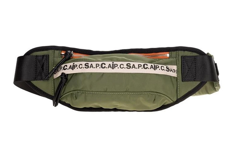 Нейлоновая тканевая поясная сумка через плечо, камуфляжный мужской A.P.C
Нейлоновая тканевая поясная сумка через плечо, камуфляжный мужской A.P.C