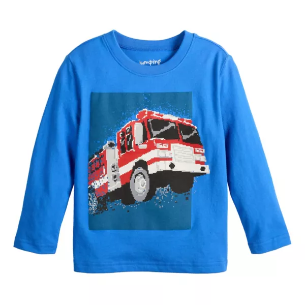 Футболка с длинными рукавами и принтом для мальчиков и малышей Jumping Beans, цвет blue firetruck
Футболка с длинными рукавами и принтом для мальчиков и малышей Jumping Beans, цвет blue firetruck